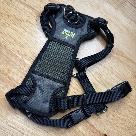 Coastal Pet Walk Right!Small Front Connect Padded Harness Black 16” to 24” Chest - Picture 1 of 4